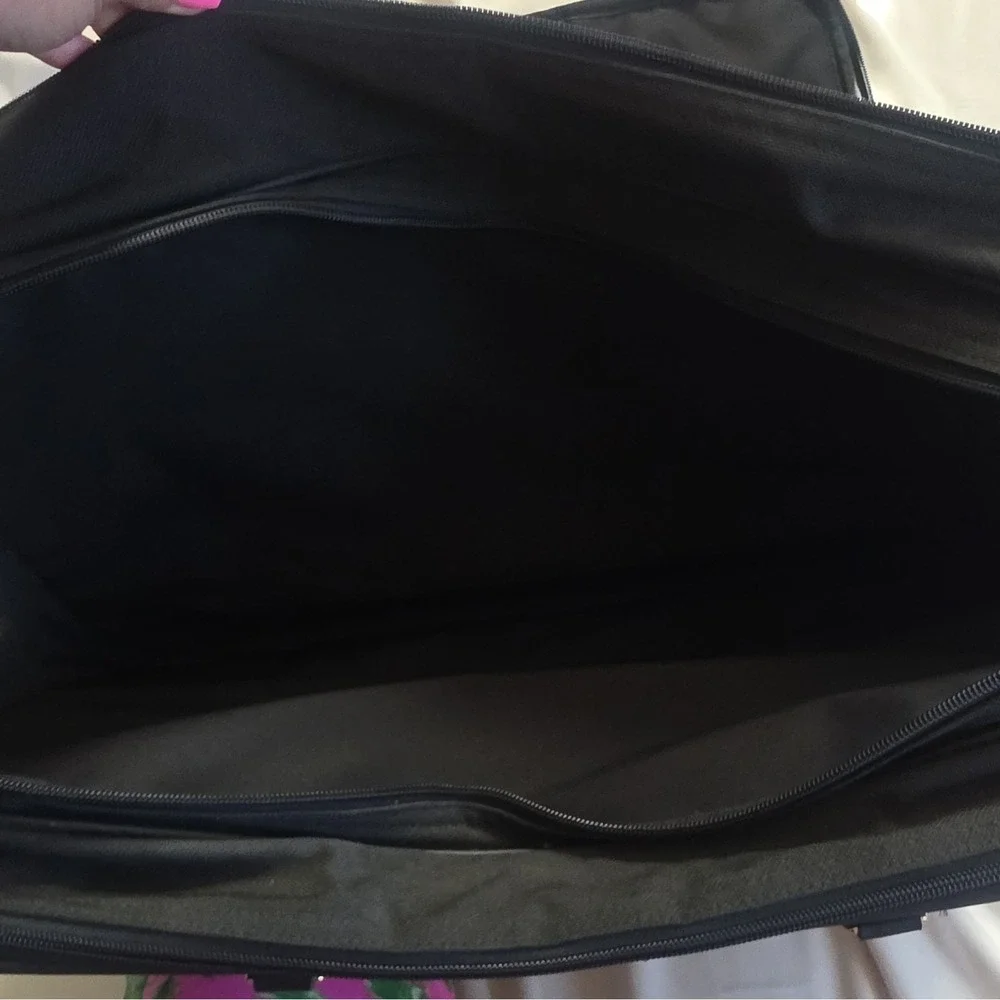 RARE AMAZING Vintage Coach Black Triple Level Carryall Suitcase Black